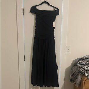 Abercrombie Black Off-Shoulder Dress